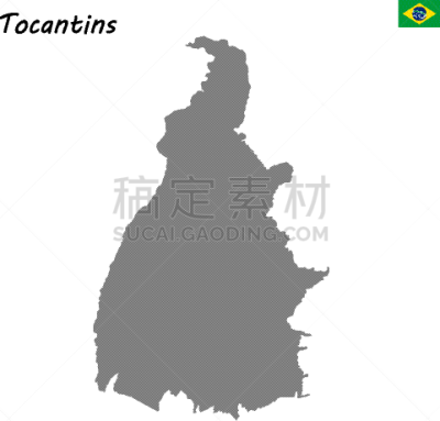 巴西,州,高雅,名声,办公室,分离着色,剪影