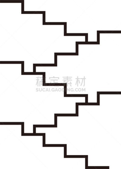 台阶楼梯,矢量,图像,标志,分离着色