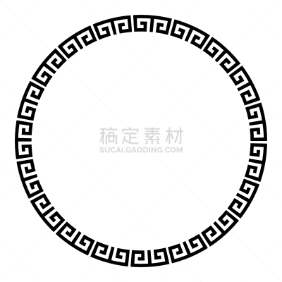 希腊,埃及,圆形,按键,边框,迷宫游戏,传统,华丽的,螺线