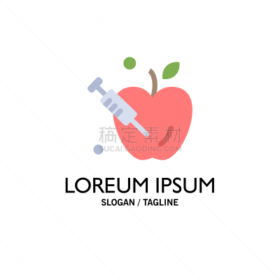 科学,苹果,平坦的,品牌名称,商务,模板,科学家,水果,落下