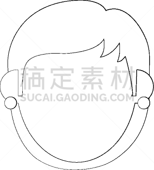 女人,空白的,人的头部,商务,人,概念,肖像,图像,性格,违约