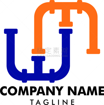 信函,品牌名称,图标,管道,商务,字母,技术,模板,现代,设计
