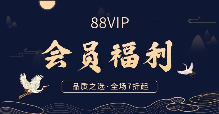 88会员VIP海报预览效果