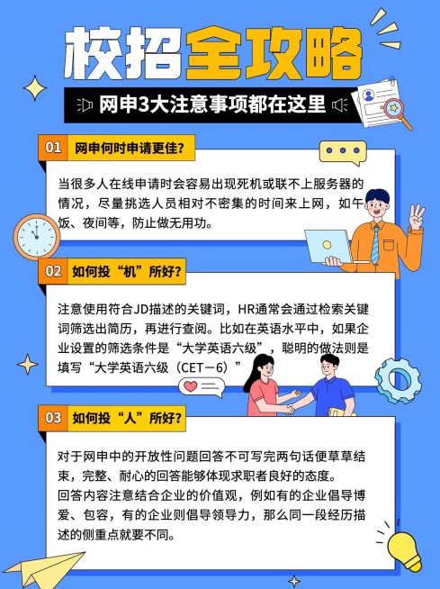 校招求职攻略指南小红书配图预览效果
