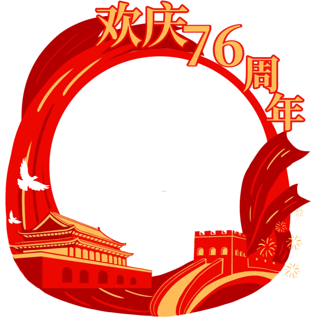 国庆节金融保险节日晒照头像预览效果