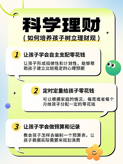 金融理财投资教育知识科普小红书配图套装