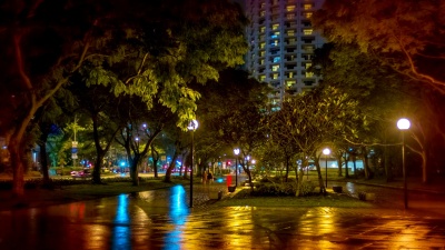 夜市公园。