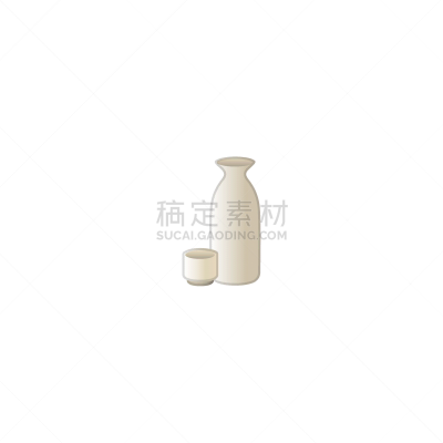 日本人,绘画插图,矢量,计算机图标,酒瓶,日本青酒,符号,分离着色,一个物体,白色背景
