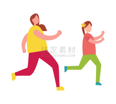 女儿,母亲,儿童,家庭,父母,图像,女人,追赶,休闲,相伴