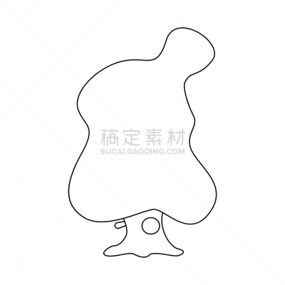 分离着色,自然,品牌名称,一个物体,生物学,轮廓,公园,枝,树,收集