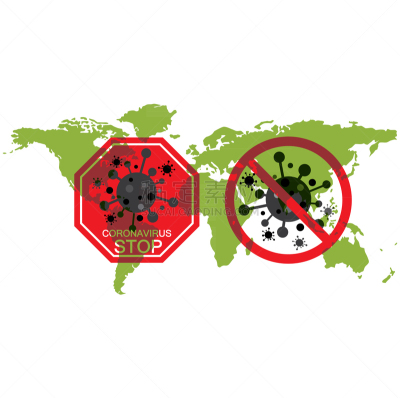 病毒,地球形,日冕形病毒,2019,虫害的突然蔓延,停止手势,生物学,风险,警告标识,专心