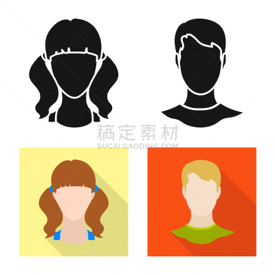 专业人员,计算机图标,分离着色,假发,男人,肖像,图像,女人,摄影,收集