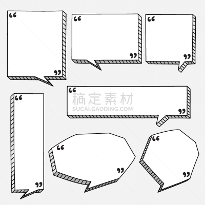 白色,三维图形,对话气泡框,气球,黑色,报价文本,空白的,动物手,短语,边框