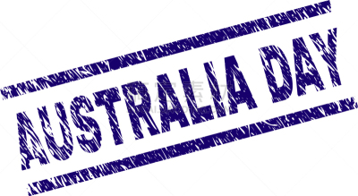 Australia Day,海豹,橡皮章,摇滚乐,纹理效果,白昼,单词,文字,平衡,设计