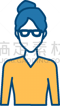 青年女人,头像,黄色,商务,人,男人,概念,肖像,图像,违约