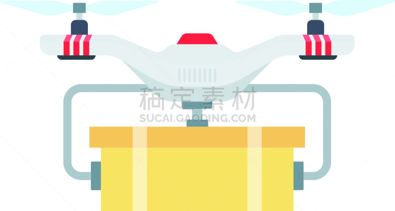 无人机,计算机图标,矢量,分离着色,平坦的,商务,有序,直升机,风,迅速