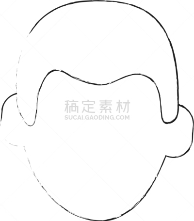 男人,空白的,卡通,商务,人,概念,肖像,图像,性格,违约