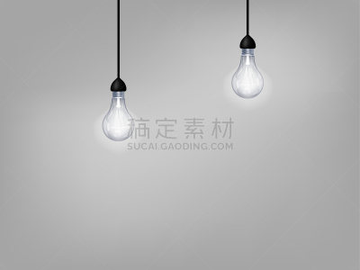 电灯泡,留白,灰色背景,自然美,图表设计师