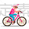 老年女人,骑自行车,华丽的,商务,咖啡,多样,环境保护,女人