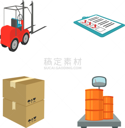 货物集装箱,叉车,设备用品,滑垒守场员,商务,金属,包装,递送,收集