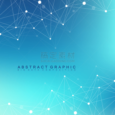 几何形状,分子,插画,背景,深的,健康保健,数据,主机,复杂,生物科技