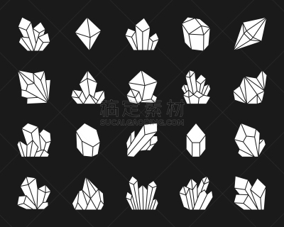 白色,符号,水晶,几何形状,品牌名称,石英,几何学,蜘蛛网,剪影,布置