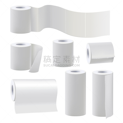 卫生间,文档,空白的,分离着色,白色,图像,卫生纸,清洁工,模板,卷起