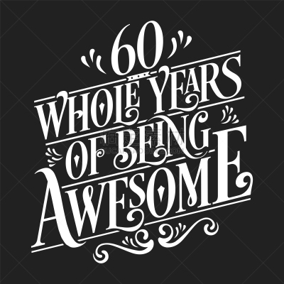 周年纪念,第六十岁生日,完整,矢量,数字60,非凡的,商务,事件,华贵,灵感