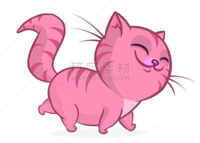 幽默,卡通,可爱的,矢量,绘画插图,猫,曼彻堪猫,沙尔特勒猫,从容态度,坐