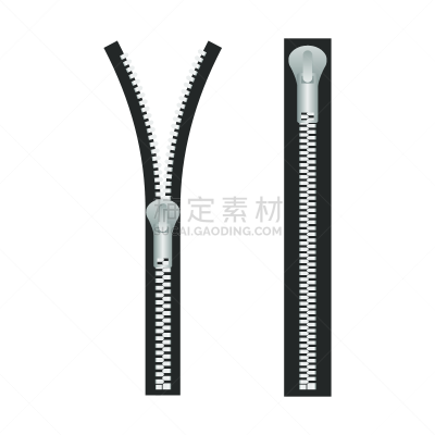 矢量,绘画插图,开着的,拉链,关闭的,字体,金属质感,背景分离,纺织品,塑胶