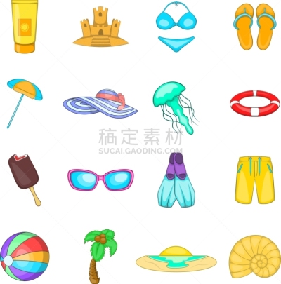 海洋,国际著名景点,浮标,润唇膜,图像,水母,矢量,帽子,探险,树