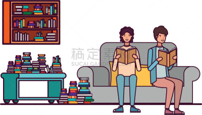 起居室,书,男人,世界读书日,图书馆,书店,分离着色,叉腰,坐,享乐