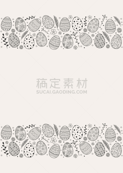 鸡蛋,复活节,背景,矢量,手,涂料,绘制
