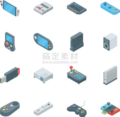 游戏手柄,操纵杆,偏远的,计算机,图像,投影设备,USB线,设备用品,矢量,休闲