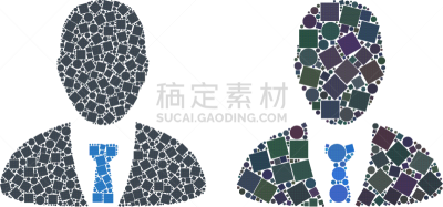 圆形,抽象拼贴画,经理,正方形,计算机图标,学生,顾客,男商人,办公室职员,档案管理员
