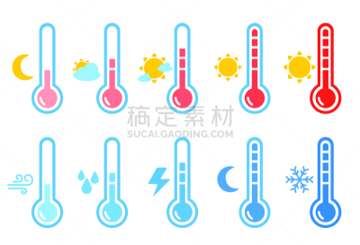 热,天气,温度计,计算机图标,矢量,手电筒,气候,寒冷,背景分离,风