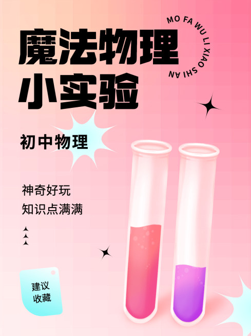 初中知识科普小红书配图预览效果