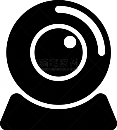 分离着色,白色,黑色,视频会议摄像机,计算机图标,商务,焦点,专业人员,计算机,沟通