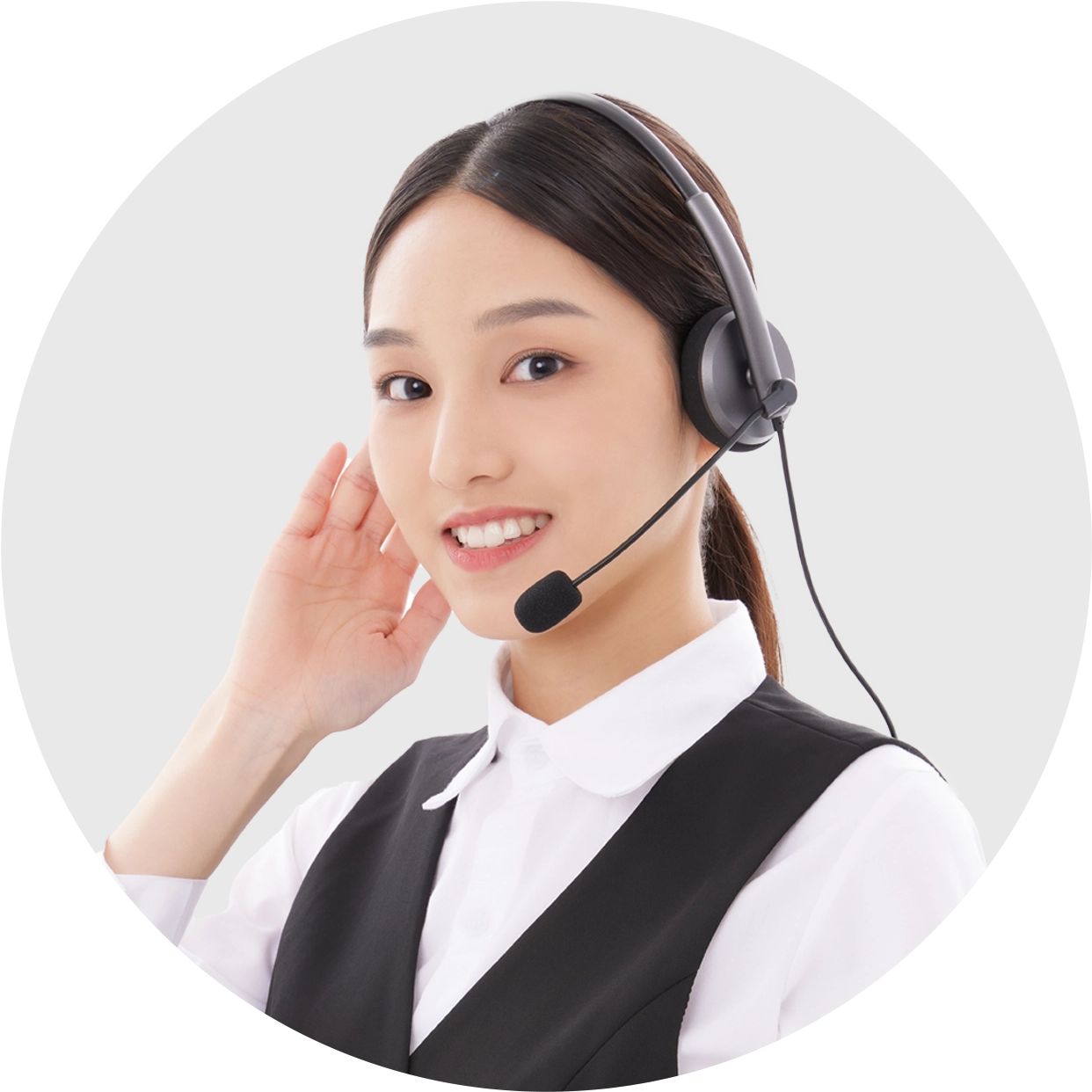 商务感客服简约头像