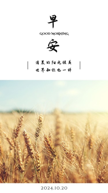 早安/励志/日签/手机海报
