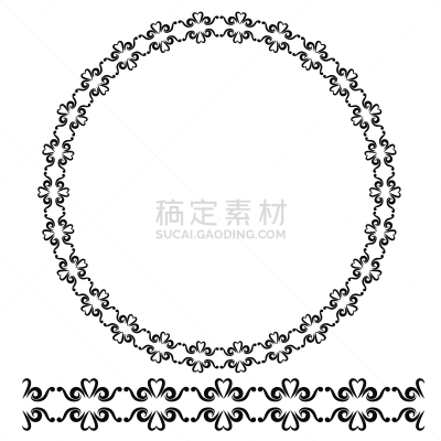 边框,矢量,圆形,黑色,角度,分离着色,白色,文字,空白的,铜锣