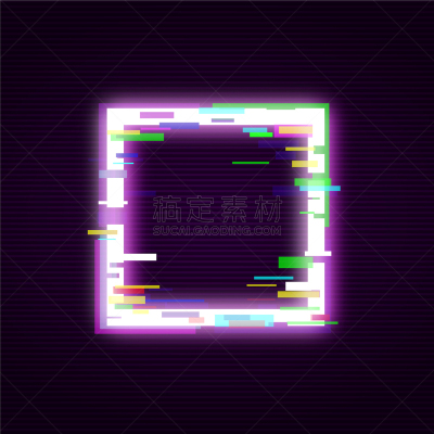 图像特效,抽象,高雅,电子脉冲音效,正方形,霓虹灯,几何形状,传单,电视机,技术