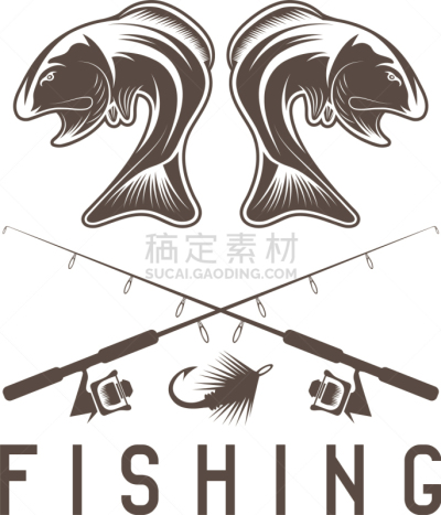 模板,波纹,条纹,运动,野生动物,图像,海洋,设计,复古,钓鱼