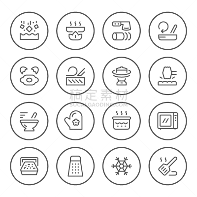 家庭,圆形,线条,计算机图标,轮廓,肉,蛋卷,厨房器具,配方,烹调