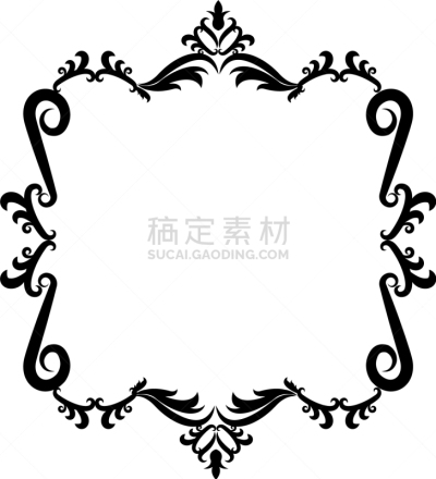可爱的,华丽的,国境线,图像,边框,分离着色,亚洲,电脑芯片,符号,花