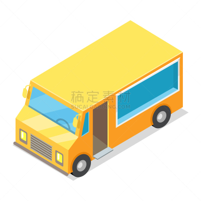 黄色,街头食品,商务,热,车轮,卡车,汽车,食品,迅速,交通方式