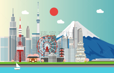 东京,旅游目的地,旅行者,非凡的,亚洲,红色,云,图像,自然美,建筑业