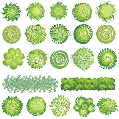 植物群,建筑,反差,分离着色,鸡尾酒,自然,景观设计,公园,树,布置