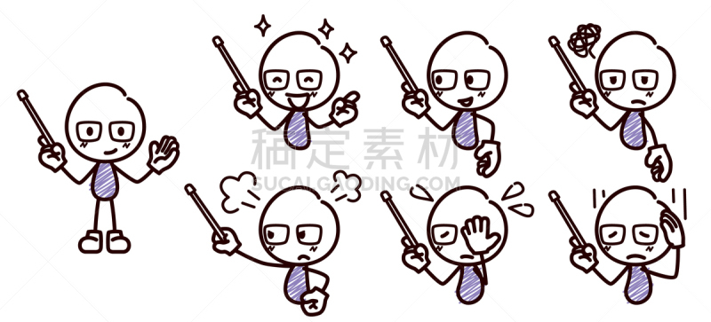 男人,绘画插图,解释