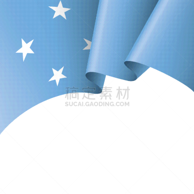 密克罗尼西亚,绘画插图,矢量,美国,白色背景,气候,国内著名景点,泻湖,背景,身份